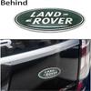2pcs Fits Land Rover Grille Badge Tailgate Oval Badge Sticker, Fit Land Rover Range Rover Badge Nameplate (dark Green)