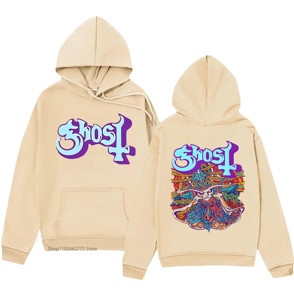 Seven Inches of Ghost Band Mikiny Unisex Mikina Podzim Zimní Oblečení Ženy Móda Anime Topy Kpop Streetwear Unisex Pulovr