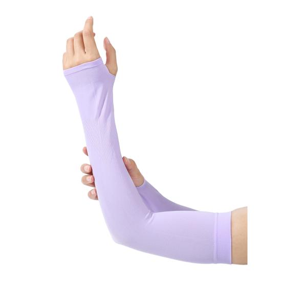Cooling Arm Sleeves Breathable Ice Cover Sleeves for Men Women Silk Arm UV