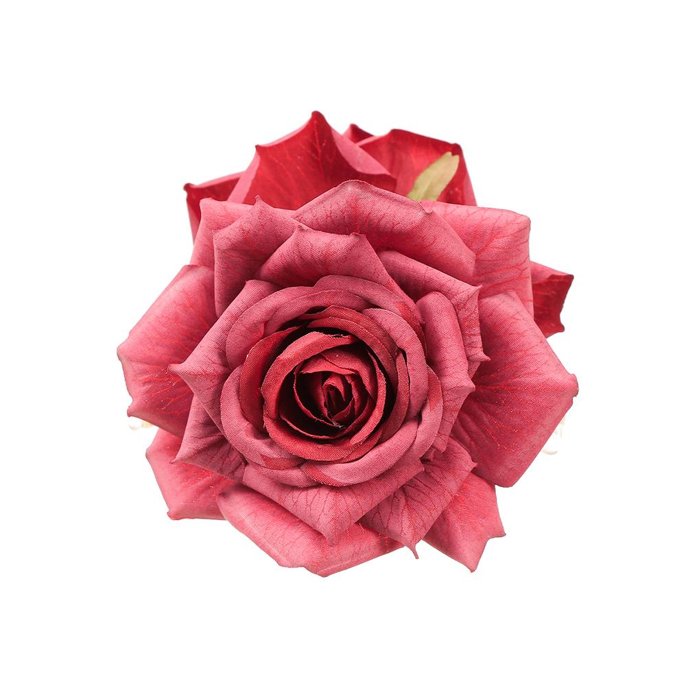 Simulated Flowers Rose Hair Clips Hairpin Fashion Hair Accessories Hair Claw For Women Girl