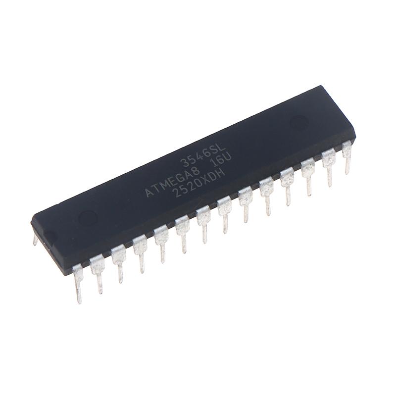 Hot Sale 1/3Pcs ATMEGA8-16PU DIP-28 AVR/8-bit Microcontroller IC 16MHz For Development Board Accessories