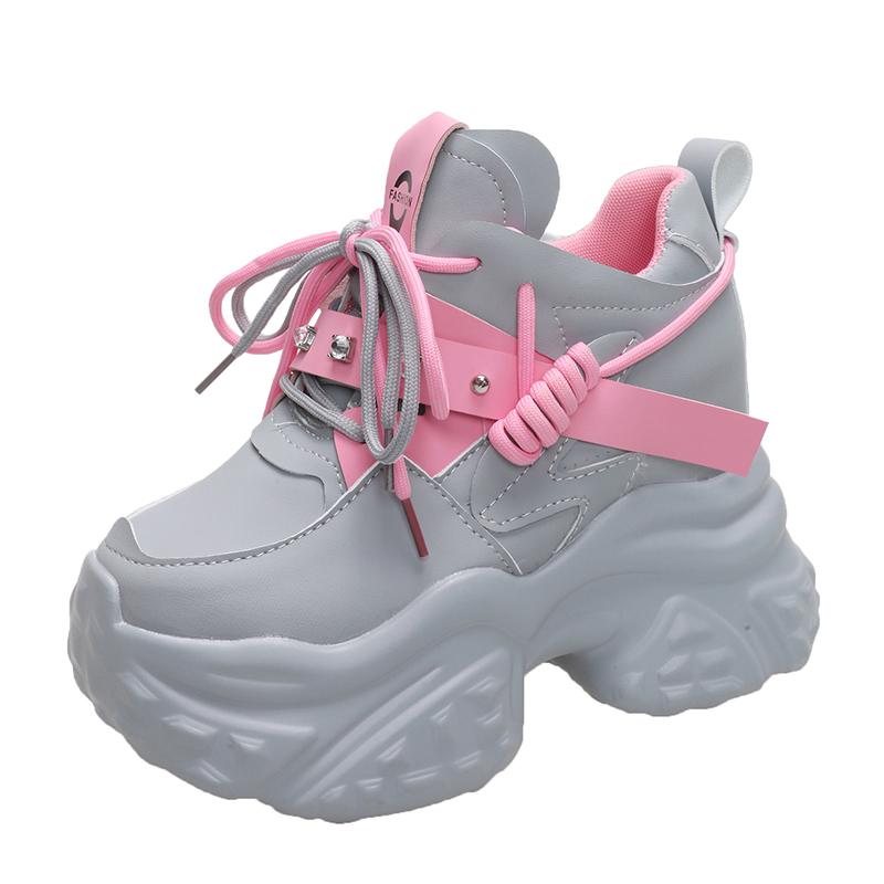 

Модные Новые Папины Кроссовки с Увеличением Высоты на 10 см Женские Весенние Повседневные Кроссовки Модная Обувь на Толстой Подошве Женская Тренд Комфортная Обувь 34