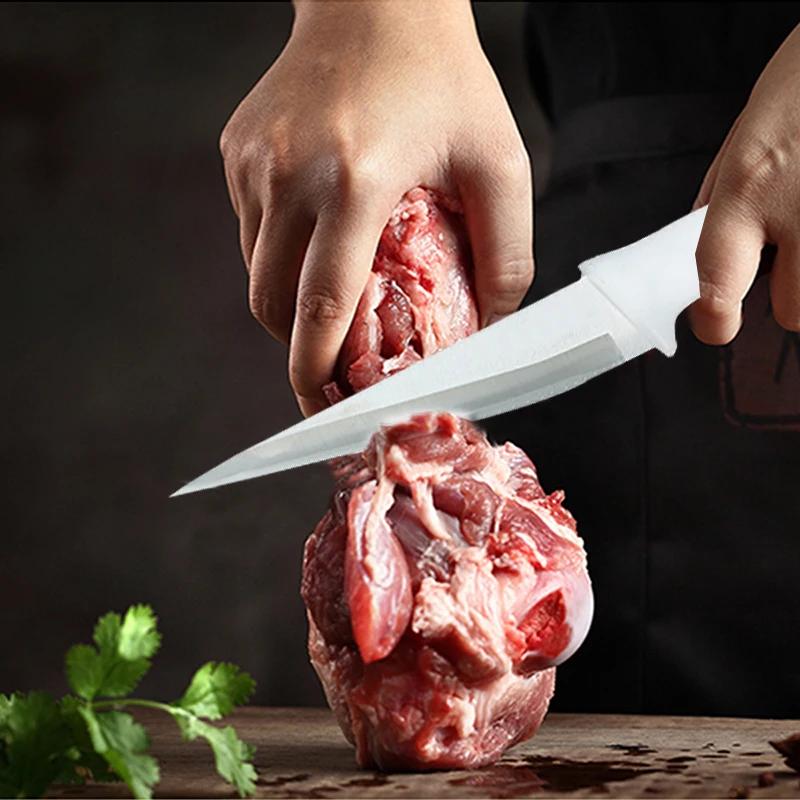 Stainless Steel Kitchen Knife Meat Cleaver Boning Knife Sharp Blade Butcher Meat Cutting Knife Fillet Fish Chef Knives Cooking