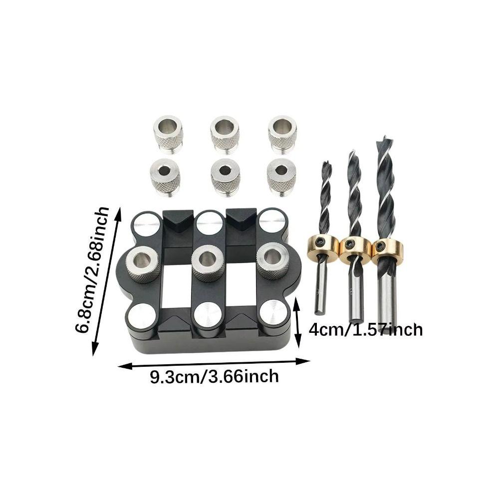 Precision Woodworking Center Locator Straight Holes Punching Locator  DIY Furniture Crafting