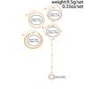Ingemark 4Pcs/Set Vintage Connect Finger Chain Bracelets for Women on Hand Goth Gold Color Snake Chain Bangles Wedding Jewelry