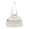 2025 Casual Solid Cloth Large Capacity Shoulder Bags String Simple Versatile Fashionable Portable Popularity Handbags for Women