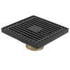 Floor Drain Highgrade Antique Shower Drain with Filter for Kitchen Bathroom Balcony Black(Shallow