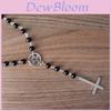 Geometric Alloy Pendant Necklace With Pentagram And Inverted Cross For Women