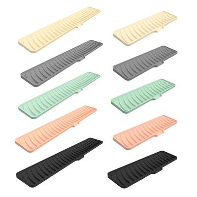 Multifunction  Silicone Faucet Mat Not  Slip Drainages Mat Kitchen Faucet Mat Kitchen Sink Accessory Large for Kitchen Sink