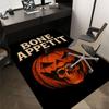 1pc Bone Appetit Carpet, Office Rug Outdoor Mat Home Decor Area Carpet Festival