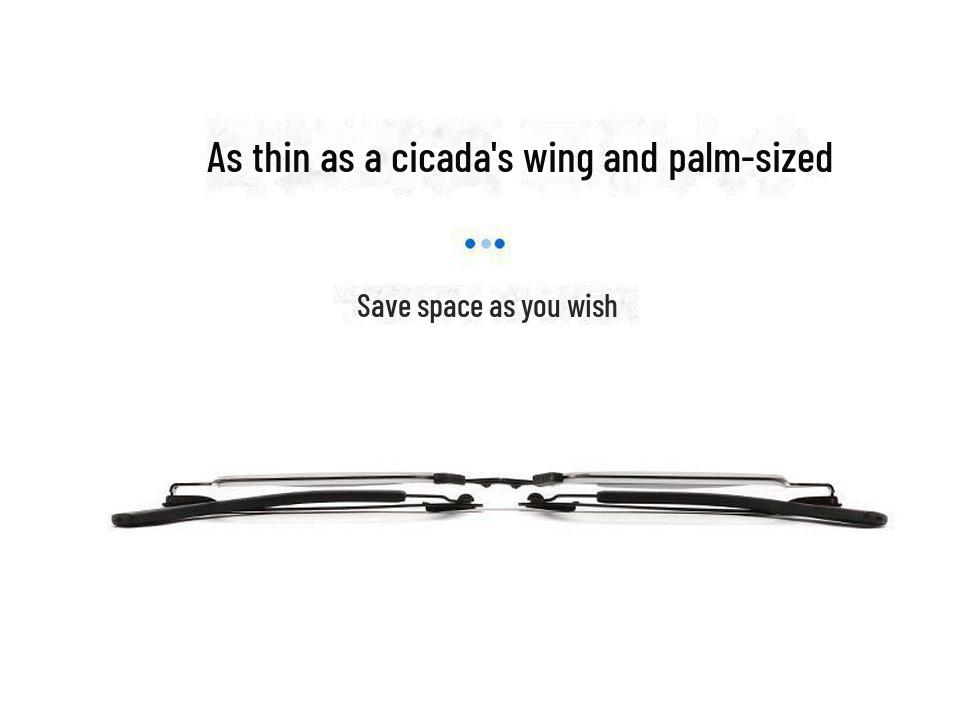 Stylish Foldable Screw-Free Reading Glasses - Portable, Wear-Resistant, HD Full-Frame Available Now.