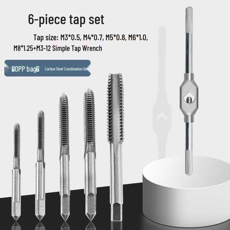 Multi-Spec Tap & Die Set: 12, 20, or 40 Pieces