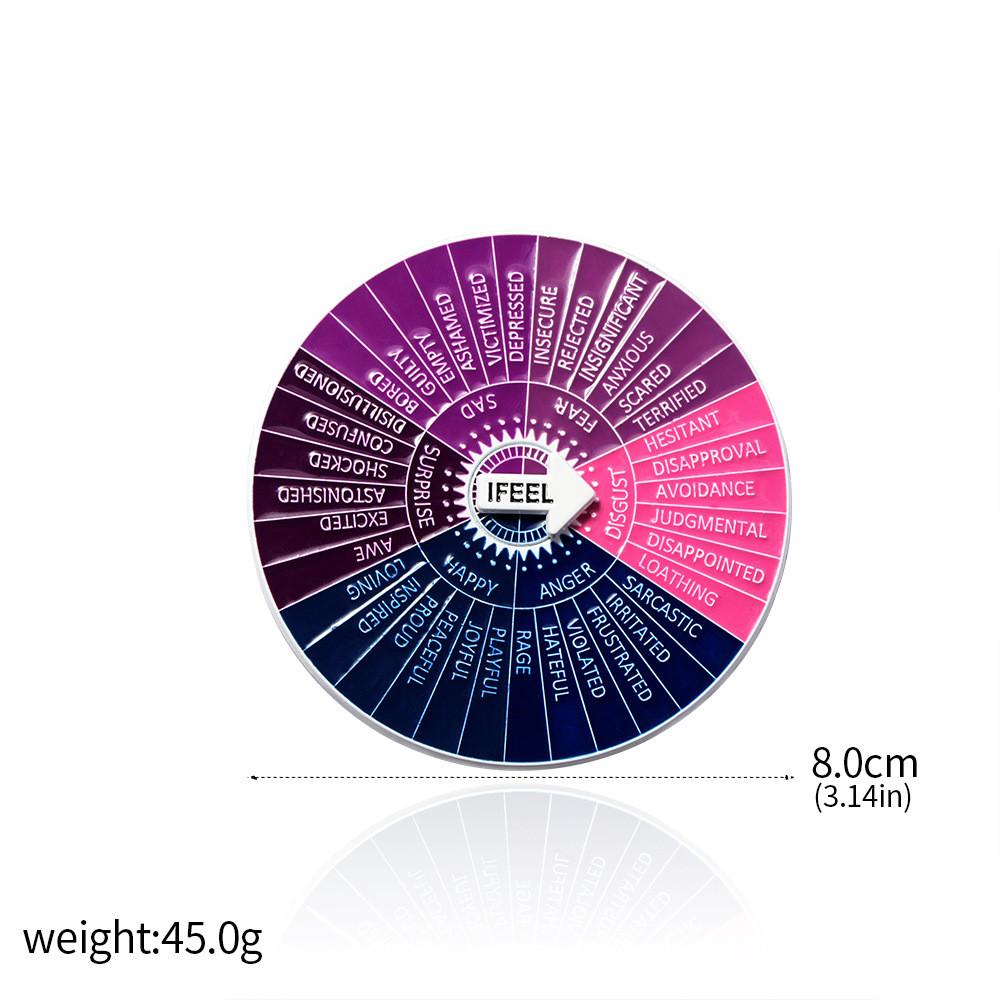 I Feel Emotional Rotation Badge With Alloy Material For Men And Women