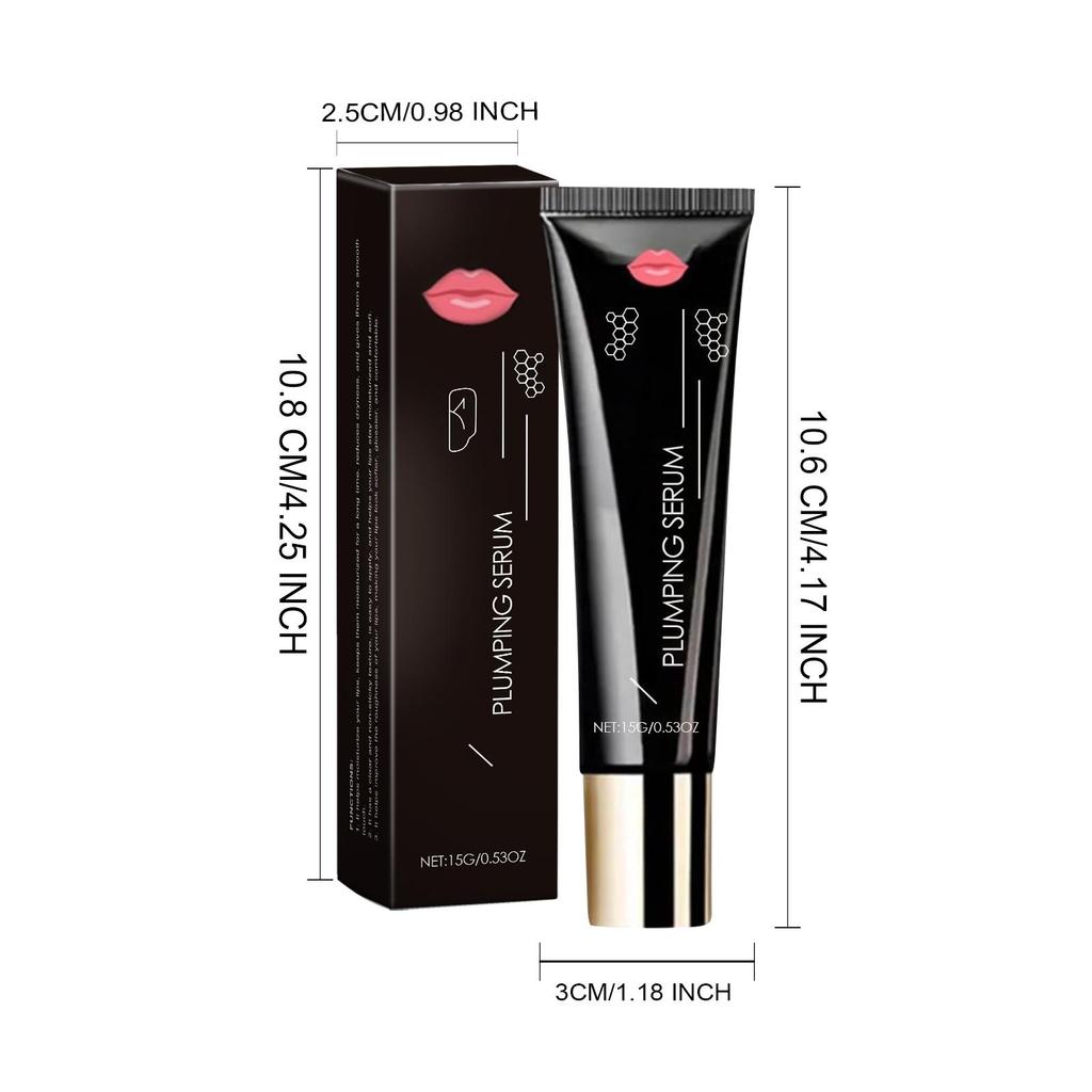 Lip Plumping Serum Long Lasting Moisturizing Skin Elasticity Improvement Reduce Fine Lines Lip Gloss for Lip Volumizing Serum