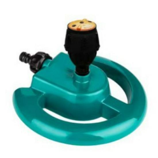 Automatic 360° Rotating Garden Sprinkler: Efficiently Irrigates Lawns and Gardens with a Durable Spray Nozzle.