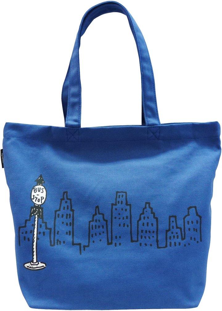 Doraemon Vintage Series Tote Bag Street Blue I'm