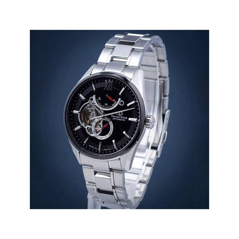 Orologio Orient - Orologio Meccanico Automatico da Uomo, Design con Doppi Leoni, Stile Business alla Moda, Modello RE-HJ0003B00B