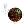TYU100-109 Calabaza de Halloween Murciélago Cadena de Hierro Adorno Colgante para Decoración de Ventana o Porche