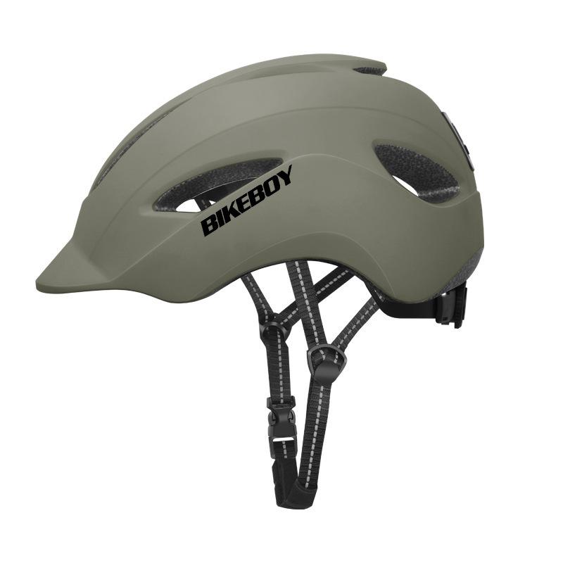 Cycling helmet with tail light USB charging waterproof mountain road roller skating outdoor cycling hard hat casual helmet