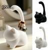 Minimalist Jewelry Tray Cute Cat Ring Holder Stand for Bedroom Dressing Creative Gift Her Table Decorative Sitting Organizer Rings And Earrings