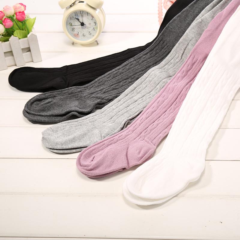 Chunqiu Xiaoqi Baby Girls' Big PPP Cotton Leggings Tights