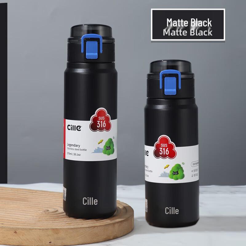 Cille 316 Stainless Steel Insulated Straw Bottle