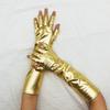 Imitation Leather PU Leather Gloves Punk Style Cosplay Gloves  Hip Hop Performance