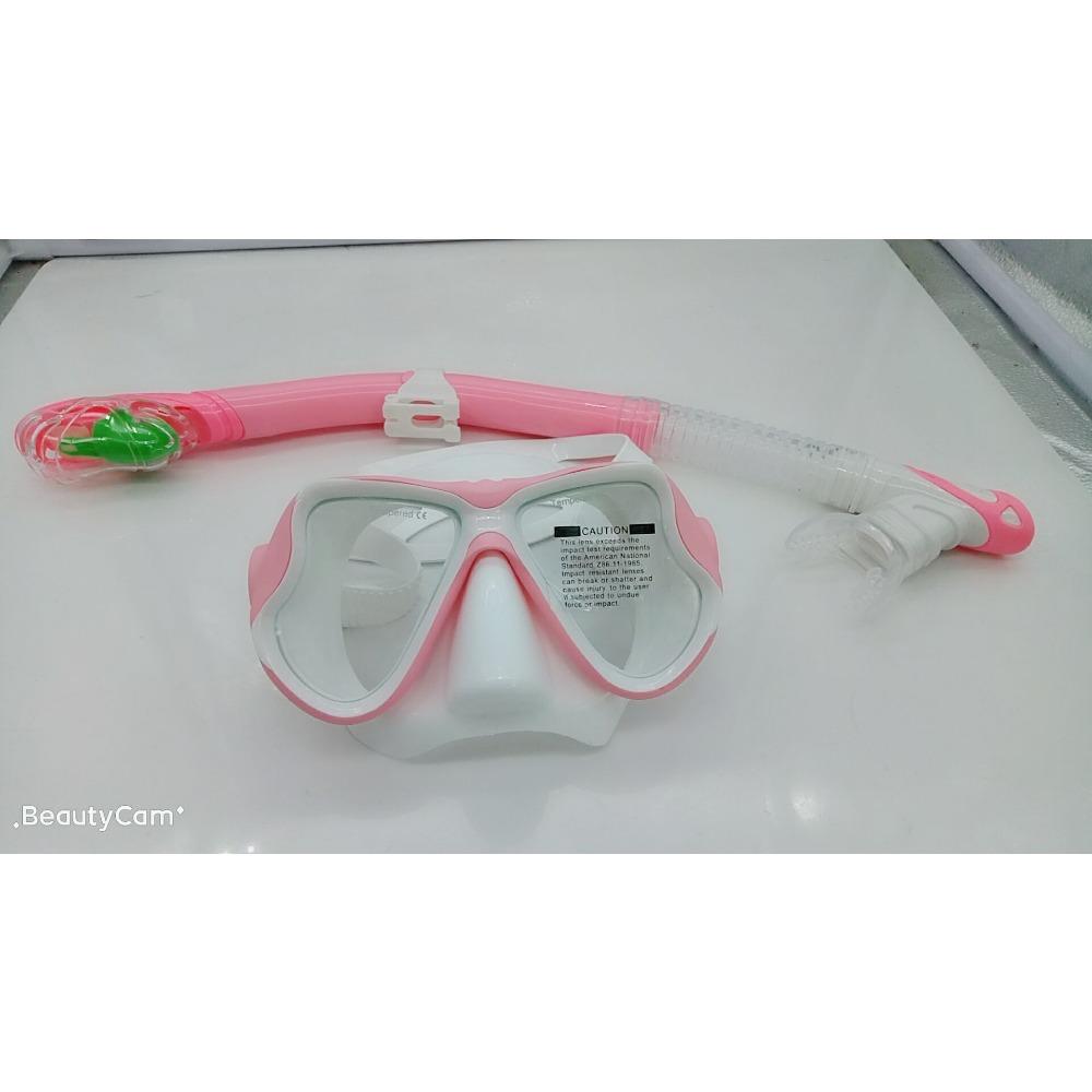 Diving Goggles Set, High-gloss Frame.