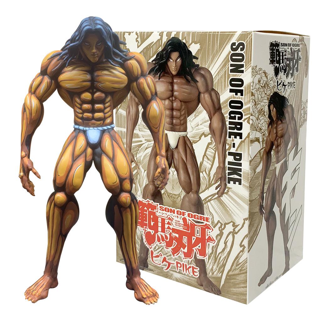 22cm Anime Hanma Baki Figure Pickle Collectible Dolls PVC Action Figures Baki the Grappler Model Toys Kids Birthday Gifts