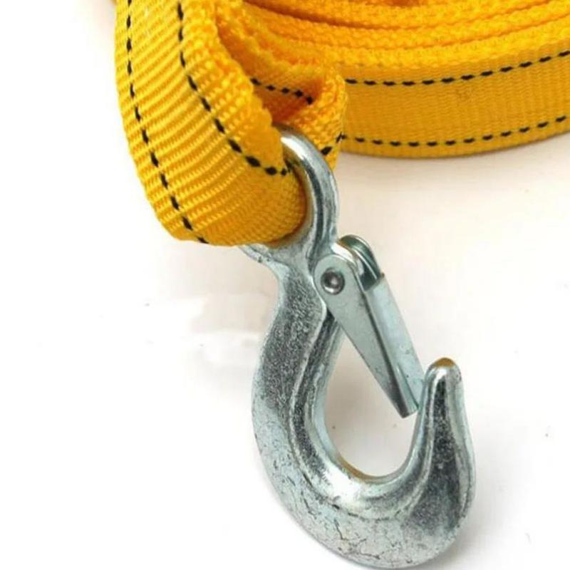 5 Ton 4 Meter Tow Rope for Truck Snatch Strap Off-road Towing Ropes Trailer Winch Cable Belt Car Traction