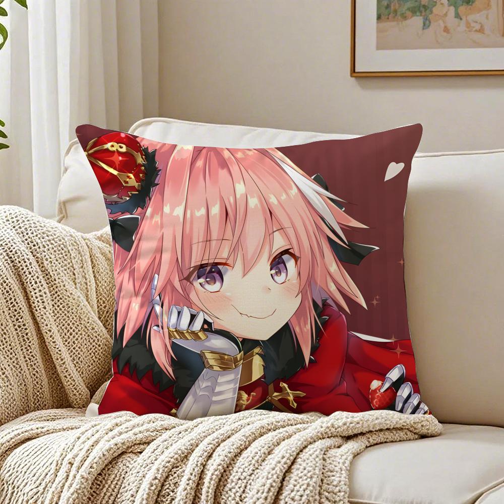 anime eccentric FFate AApocrypha AAstolfo Cushion Cover Pillowcase Antidustmite living Room Sofa Decor Cushion Room