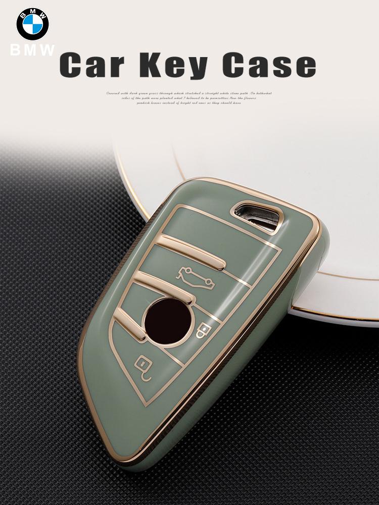 Soft TPU Car Remote Key Case Cover Protector Shell Fob For BMW X1 X3 X4 X5 X6 Series 1 2 3 5 7 G20 G02 G05 G31 G23 F34 F15 F40
