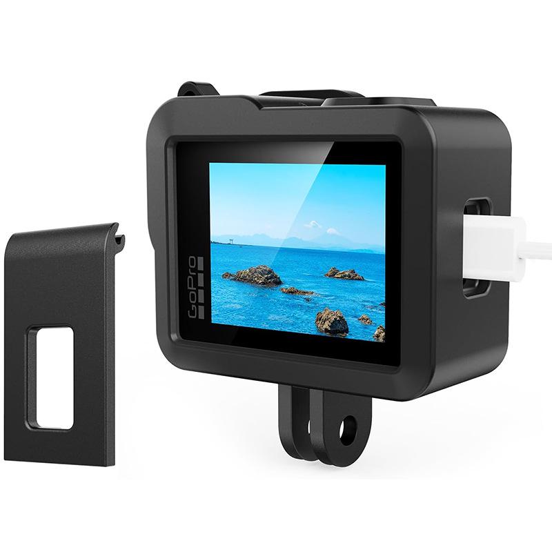 GoPro Hero 4K Action Camera Mini Silicone Case & Tempered Film Screen Protector Accessories