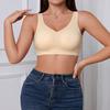 Plus Size Seamless Wirefree Removable Pads Backless Women Sports Bra