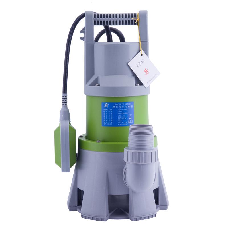 Pompe d'égout Junhe WQD15: Débit élevé, Résistant aux acides/alcalis, Drainage automatique pour eau de mer
