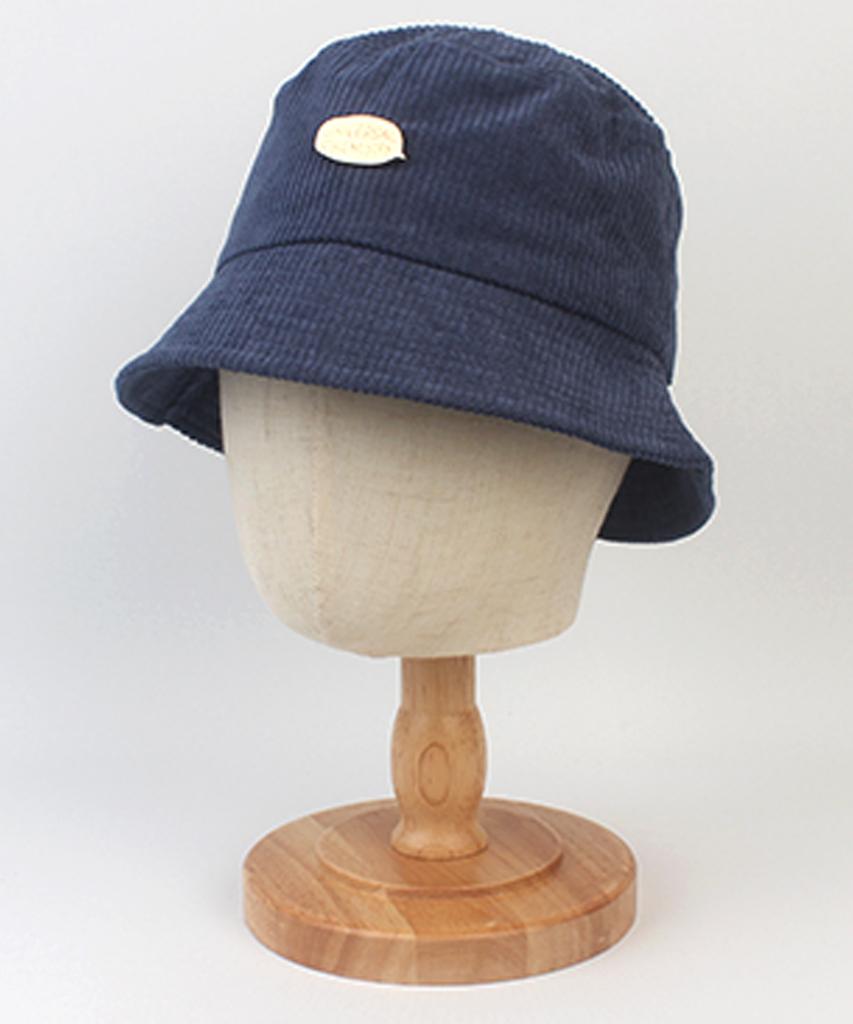 Yunibeosyeolkemiseuteuli Corduroy Bubble Blue Bucket Hat