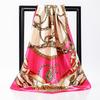 Women Large Square Muslim Style Delicate Printing Scarf
