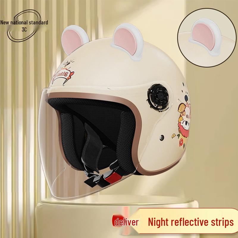 Women's Unisex Winter Warm Half Helmet for Electric Scooter/Motorcycle with Free Shipping