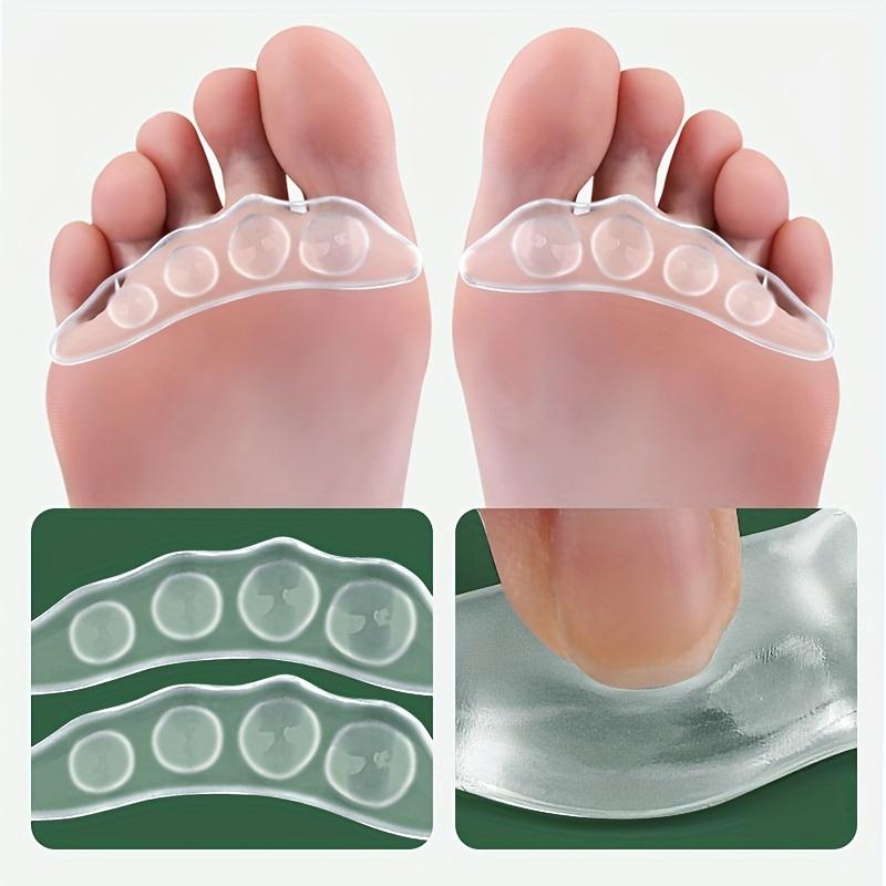 2pcs Non-slip Insoles Sticker For High Heels, Sandals Self-adhesive Forefoot Pad For Women