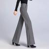 Thickened Woolen Wide-leg Autumn Winter New Style Herringbone Makes It Look Slim Straight-leg Casual Pants Women