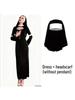 Halloween Nun Costume for Adults - Female Priest Masquerade Dress