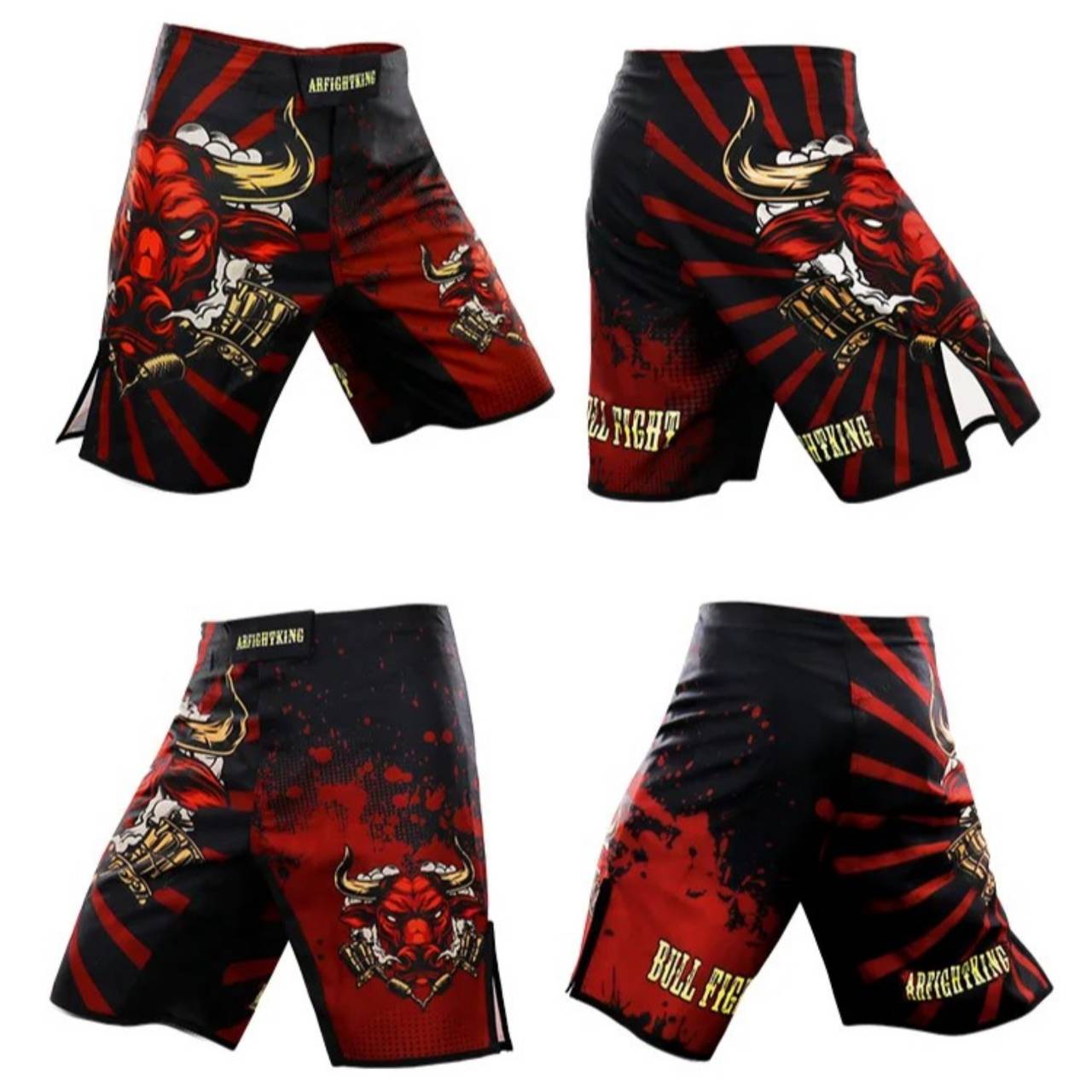 

Шорты для ММА Bull Муай Тай Кикбоксинг Спортивная тренировка ММА Бои Бокс Быстросохнущие Фитнес Тренировки в тренажерном зале XL