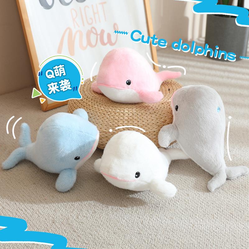 Ocean Series Dolphin Plush Toy - Cute Girl Gift & Aquarium Event Decor Pillow