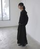 Mosyupamosyu See-Through Hooded Knit [Black]
