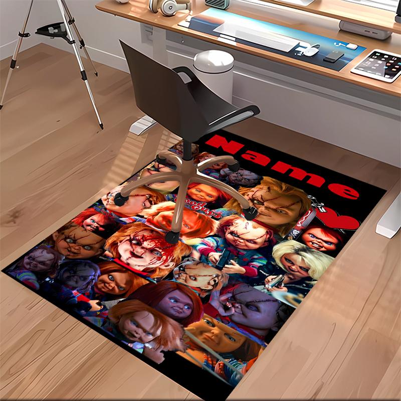Custom personalization Chucky Print Area Rug - Soft, Washable Non-Slip Indoor Mat,Living Room,Home&Office Decorative Rug
