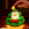 Santa Claus Patting Lamp Type-C 1200mAh Touch Control Rechargeable Christmas Night Lights For Bedroom Living Room Office Decor