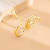 Ingemark 6 Styles Unique Large Petal Flower Twisted Wave Rings for Women Vintage Geometric Adjustable Ring Jewelry Steampunk Men