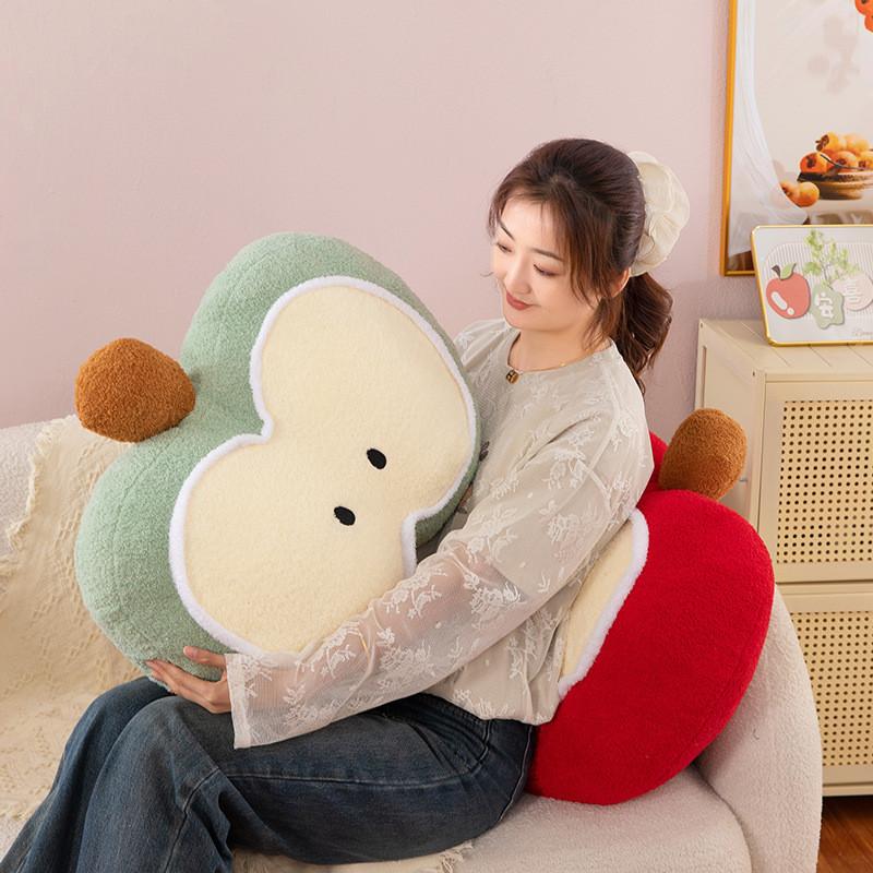 Plush Fruit Pillow With Soft Short Plush For Office Comfort And Relaxation