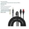 Upgrade Coiled Audio Cable for HD580/600/650/565/58X Headphones