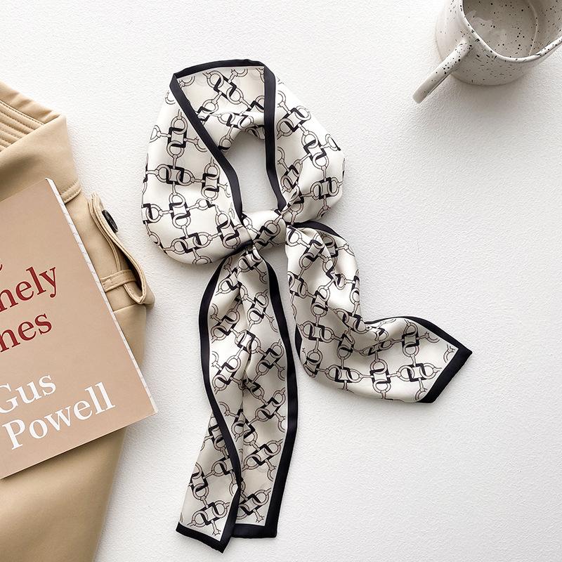 Skinny Neckerchief Long Hair Ribbons Scarfs Women Fashion Headbands Neck Scarves 13x110cm